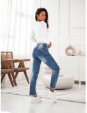 Jeanshose mit Löchern und Perlen 6211 – Online-Shop – Boutique